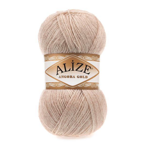 Пряжа Alize (Ализе) Angora Gold / уп.5 мот. по 100 г, 550м, 543 кофе с молоком, A
