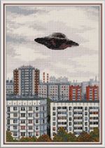 Набор для вышивания нитками Panna GM-7476, Я хочу верить, 12х17 см