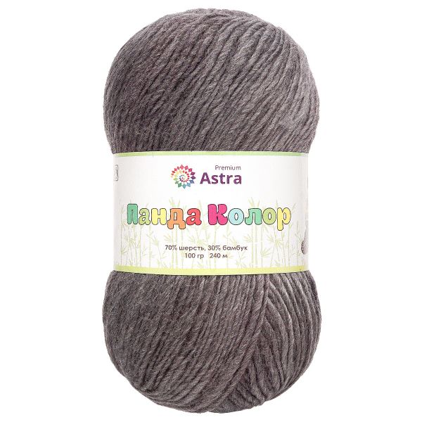 Пряжа Astra Premium (Астра Премиум) Панда Колор / уп.3 мот. по 100 г, 240 м, 04 секционный