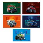 Альбом для рисования, глянц.ламинация, 100 г/м², A4 29х20.5 см, 40 л. на скобе, 5 шт, 000225 Монстр-машина, Светоч 40АЛСК4_3_3_9