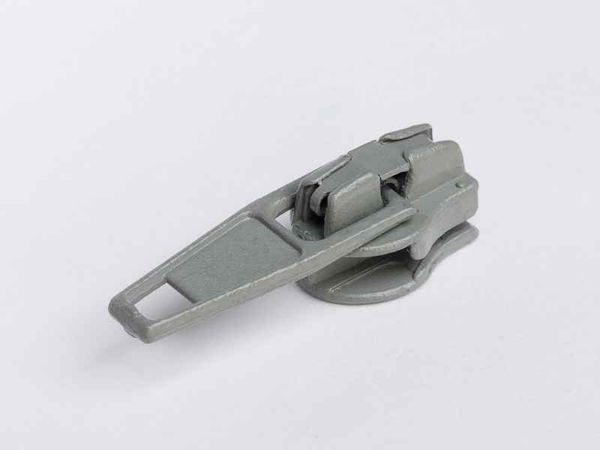 Слайдер (замок) для молнии спираль Т3 (3 мм), автомат, S-181 серый, 1000 шт