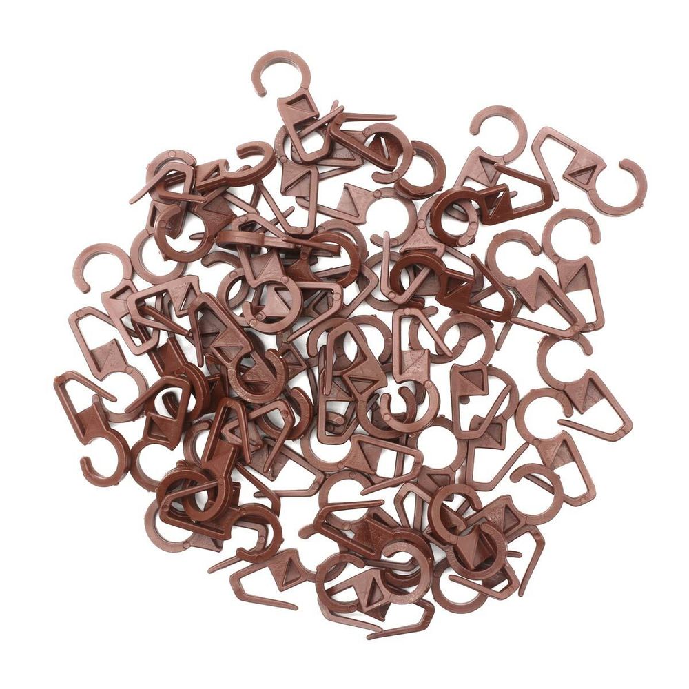 Крючки шторные для карниза 34 мм, кор, 100 шт