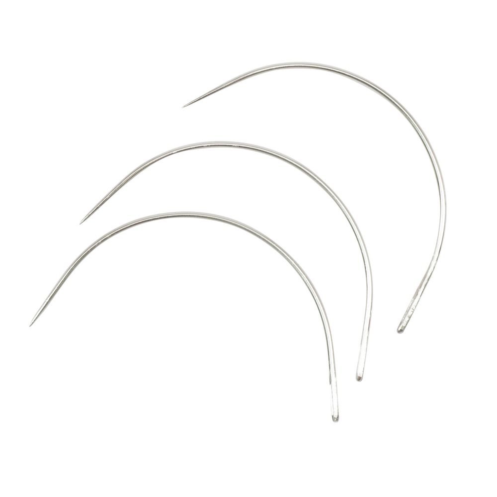 Иглы ручные для мешков изогнутые (25 шт), 0333-1003