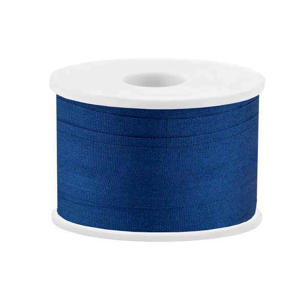 Лента (тесьма) шелковая 13.0 мм / 45.5±0.5 метров, №266 т.синий, Gamma SR-13