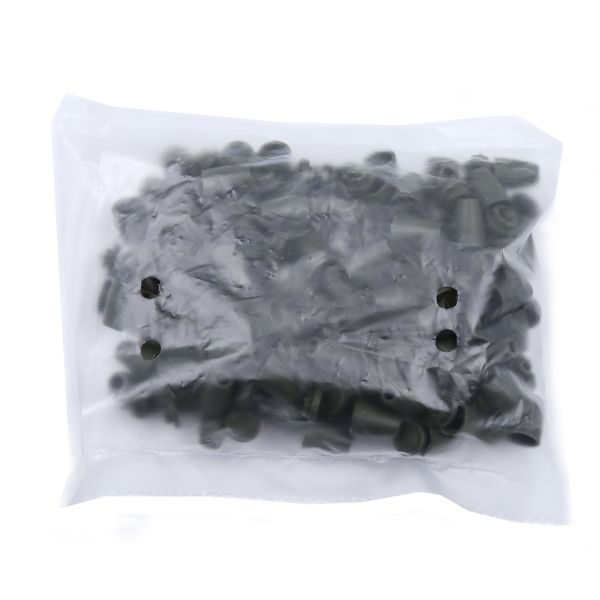 Наконечник для шнура пластик колокол ⌀6/9 мм, 14х11 мм, ПП, 471 хаки, 100 шт