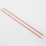 Спицы прямые Knit Pro Zing 2,75 мм / 35 см, алюминий, сердолик, 2 шт, 47294