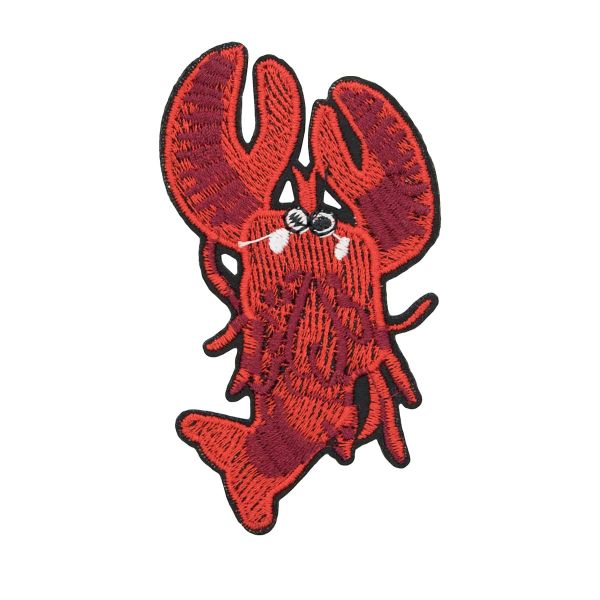 Термоаппликация Омар, красный, 8.8*6см, Hobby&Pro