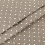 Канва Zweigart Belfast 32 ct, 140 см, 50 метров, 5379 бежевый в горошек