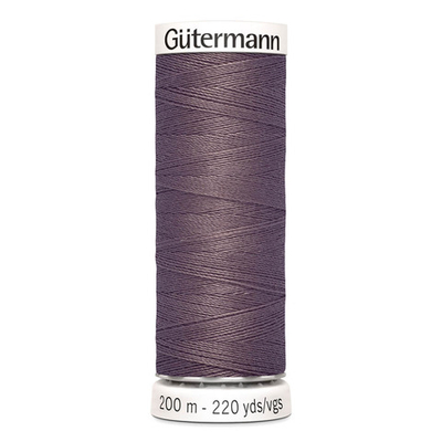 Нитки универсальные Gutermann Sew-all, 200м, 127 т.серо-сиреневый, 5 катушек