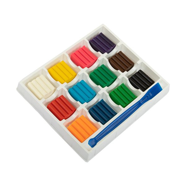 Пластилин восковой 144 г, 12 цв, Лео LMCW-0112