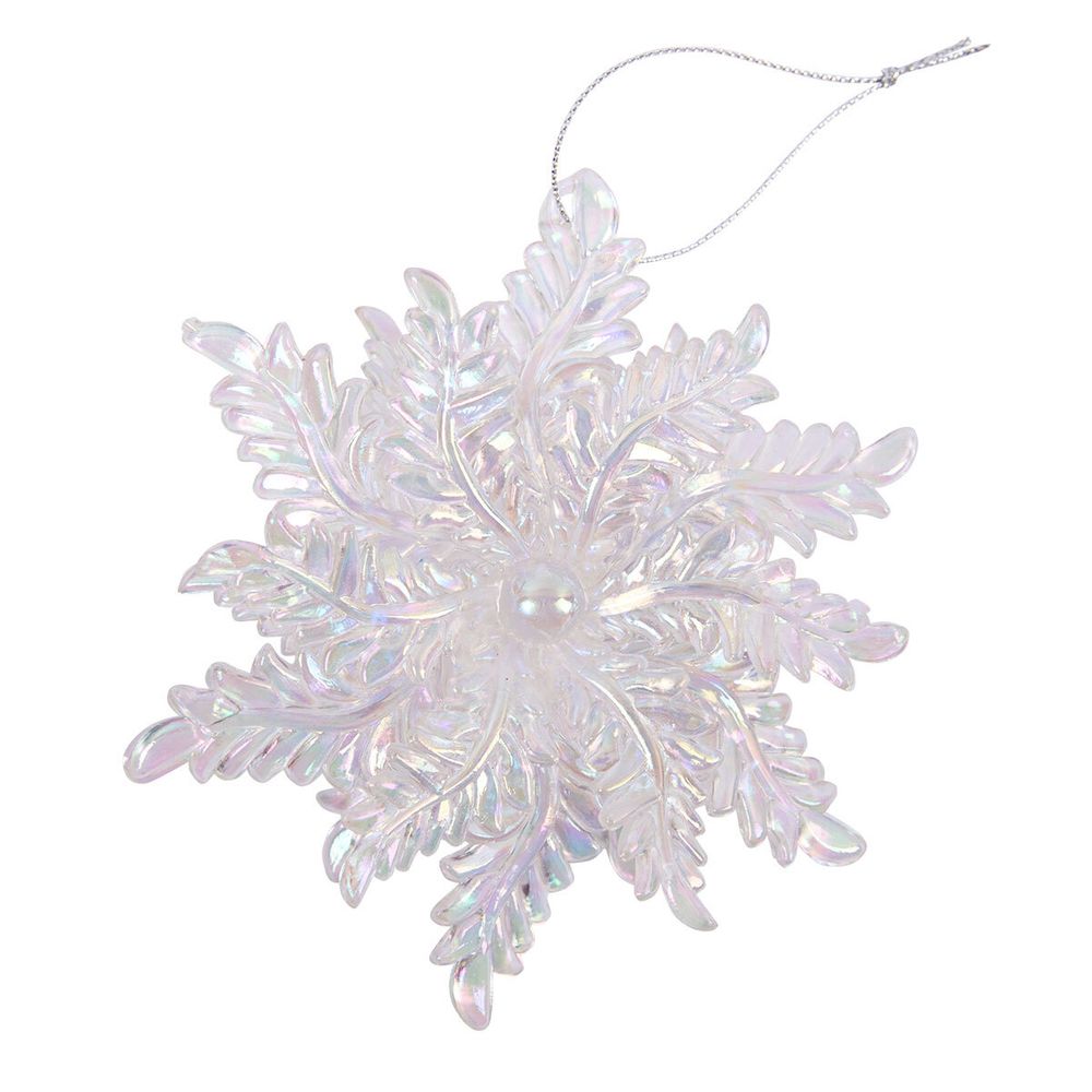 Елочная игрушка 11.5 см, 5 шт, №09 снежинка, Snoweekon SNW-D086