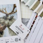 Набор для вышивания нитками Luca-S, Тепло дружбы, 36х29см