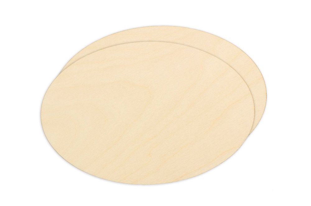 Заготовка из фанеры Панно, 13.3х20х0.3 см, 2 шт, овальное, Mr.Carving БА-21