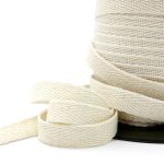 Тесьма (лента) киперная (100 х/б) 13 мм / 50 метров, суровый