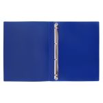 Папка на 4 О-кольцах A4 700 мкм 25 мм, волокно, 4 шт, d-17 мм, синий new EC211430002, Expert Complete