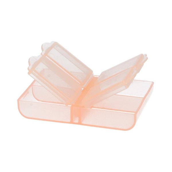 Контейнер пластик 6.4х4.4х1.3 см, оранжевый/прозрачный, Gamma T-34