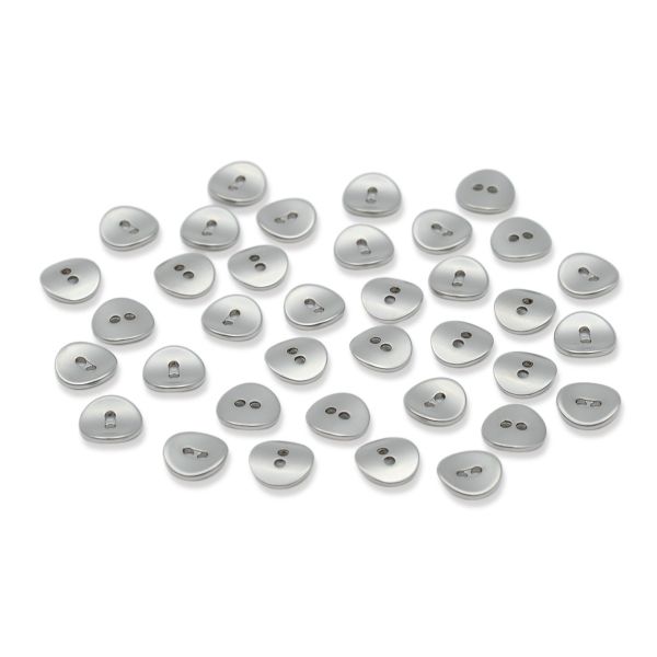 Пуговицы 2 прокола 18L (DS (серебро (никель))), 36 шт, S090149