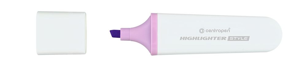 Текстовыделитель HIGHLIGHTER STYLE 6252/1 1-4.6 мм, 10 шт, 6252/1 фиолетовый пастель, Centropen 6252/1