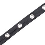 Лента отделочная кожзам с люверсами 20.0 мм / 41.148 метра, цв. черный, 3AR2860
