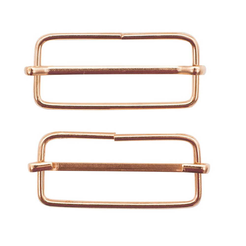 Рамка регулировочная 40 мм ушко (19х45 мм), золото цв.02, 100 шт