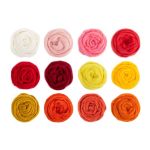 Набор шерсти для валяния 100% мериносовая шерсть 12х10 г, ассорти № 2, Gamma, AFW-120