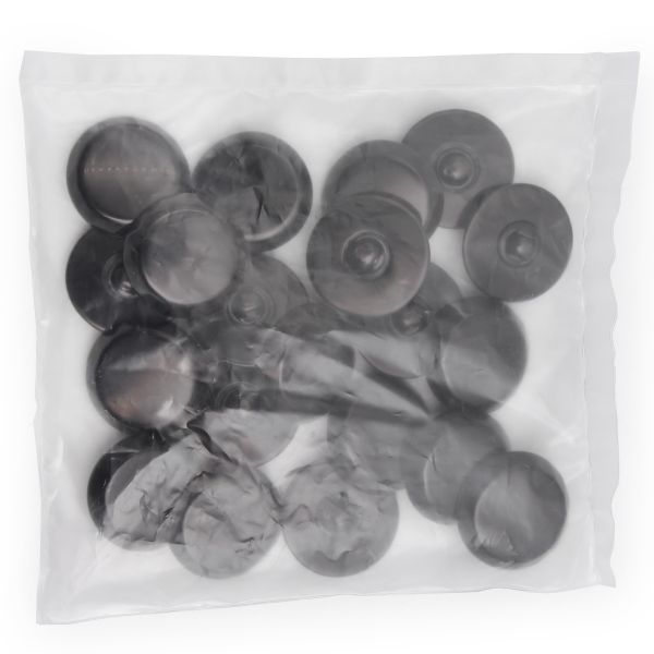 Пуговицы на ножке (3.01-969-28) (черный), 20 шт