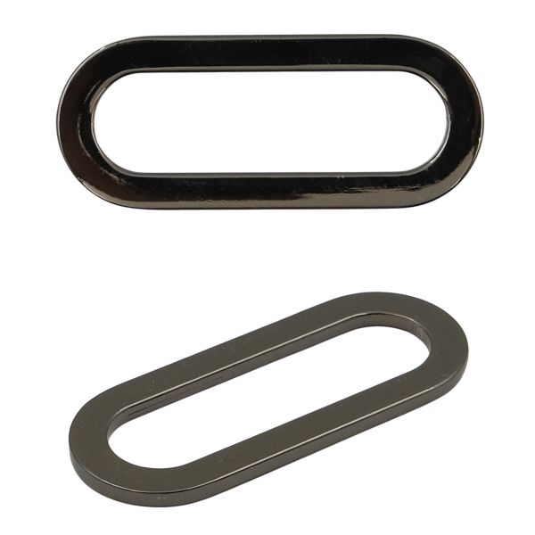 Рамка овальная металл 40 мм, чер.никель, ГНУ13818, 10 шт