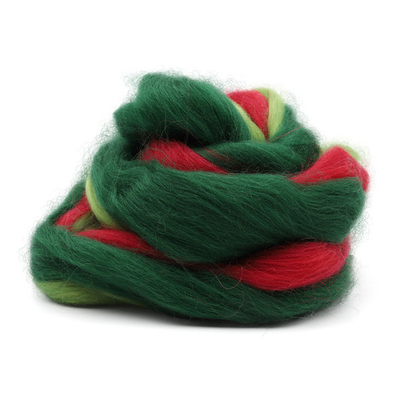 Лента для валяния Камтекс меланж полутонкая, 100% шерсть, 50гр (меланж 1 400)