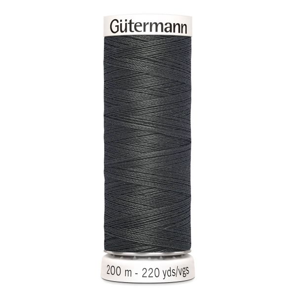 Нитки универсальные Gutermann Sew-all, 200м, 036 серый, 5 катушек