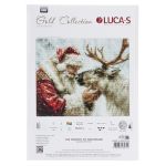 Набор для вышивания нитками Luca-S, Тепло дружбы, 36х29см