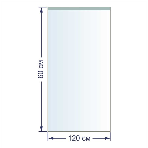 Пакет упаковочный 30 мкр. 60х120 см, 100 шт, п/эт, Gamma