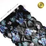 Кружево бельевое эластичное Kruzhevo 185 мм / 10 м, 185 мм / 10 м, OG60, цв.мульти /TOS/