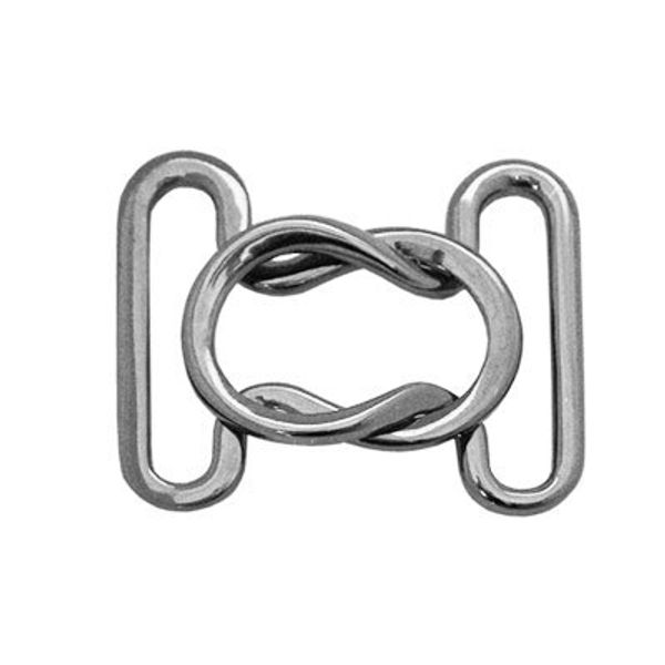 Пряжка ременная металл 42х37 мм, 10 шт, 04 никель, Gamma GB 1387