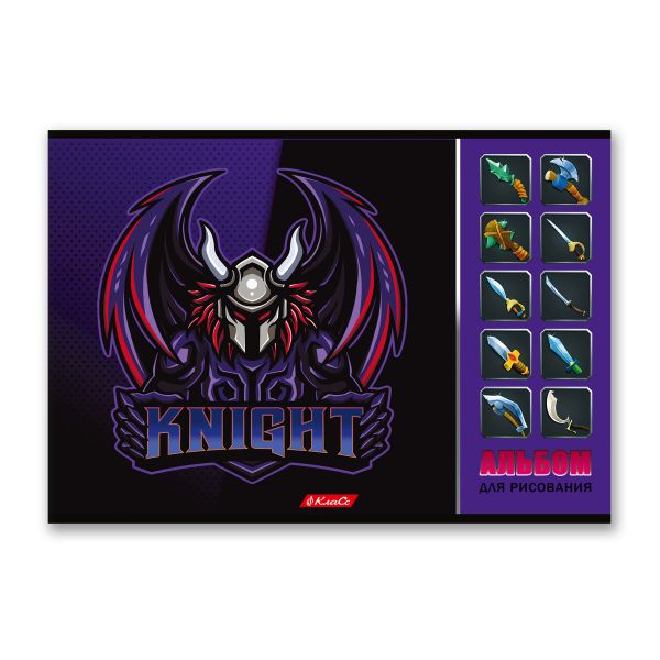 Альбом для рисования 100 г/м², A4 29х20.5 см, на скобе 48 л., 10 шт, 48АЛСК4_000263 Сыграем?, Светоч