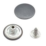 Пуговицы джинсовые ⌀17 мм, фиксированная ножка, сталь, гладкая, оксид, 100 шт, New Star