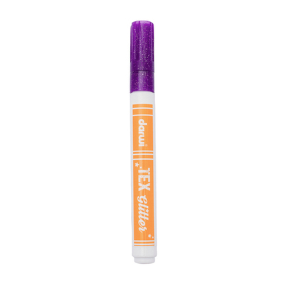 Маркер для ткани Darwi TEX Glitter, 2мм (с блестками) (900 фиолетовый), DA0140013