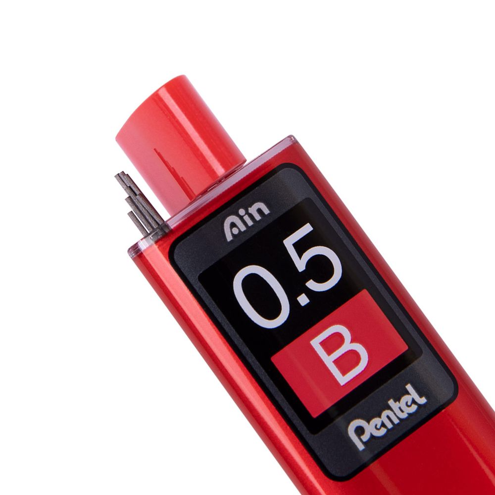 Грифели для карандашей автоматических Pentel Ain Stein 0.5 мм, 40 шт, в тубе, C275-BO B