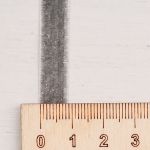 Лента бархатная (тесьма) с люрексом 10.0 мм / 32.9±2 метров, 182 серый