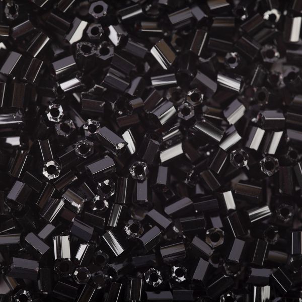 Бисер рубка Zlatka 10/0 100 г (10х10 г), №0049 черный GC