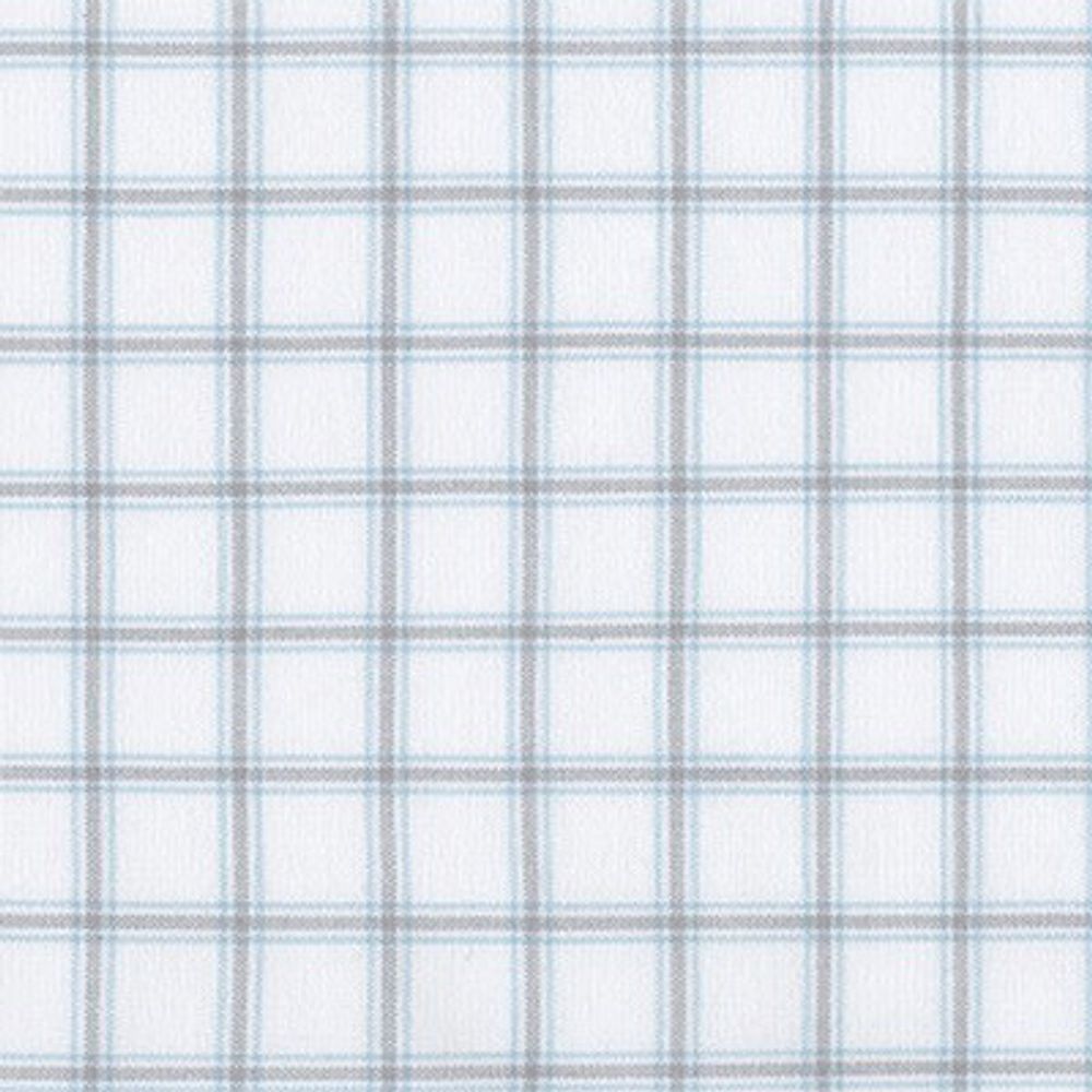 Ткань для пэчворка Peppy Brooklyn Plaid Flannel, отрез 100х110 см, 146 г/м², SRKF-17259-4 Blue, Robert Kaufman
