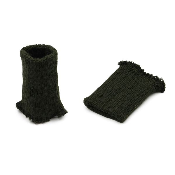 Манжеты трикотажные 7.0х9.5 см, 1 пара, плотные без шва, 369/1 оливковый