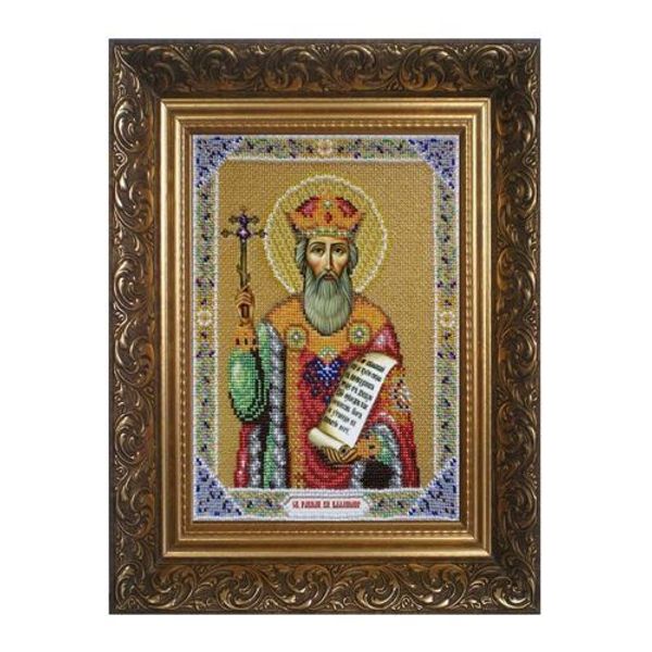 Набор для вышивания бисером Паутинка, Св. Бл. Равноап. князь Владимир, 25х20 см