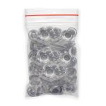 Пуговицы на ножке 18L (11мм) (Black (черный)) AK02, 72 шт