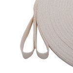 Тесьма (лента) киперная 15 мм / 50 метров, 3 г/м, 100% полиэфир, 02 молочный