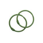 Кольца для альбомов 35мм, 2 шт в упак, Астра, ARS2103 зеленый