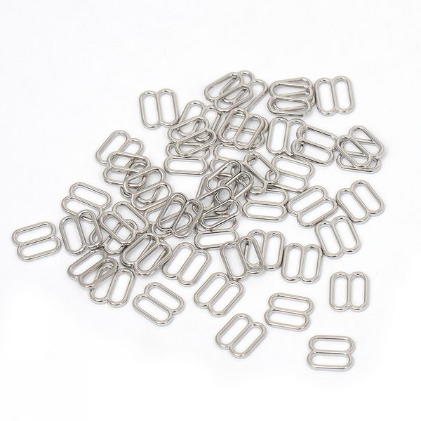 Рамки-регуляторы для бюстгальтера металл 8.0 мм, 808 цв.никель, уп.100 шт