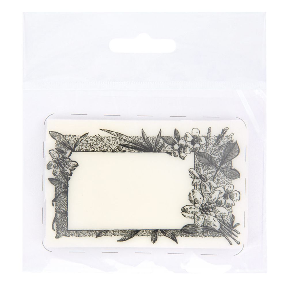 Штамп 5.8х8.4 см, 01 Рамочка с цветами, Mr.Painter TSM-05