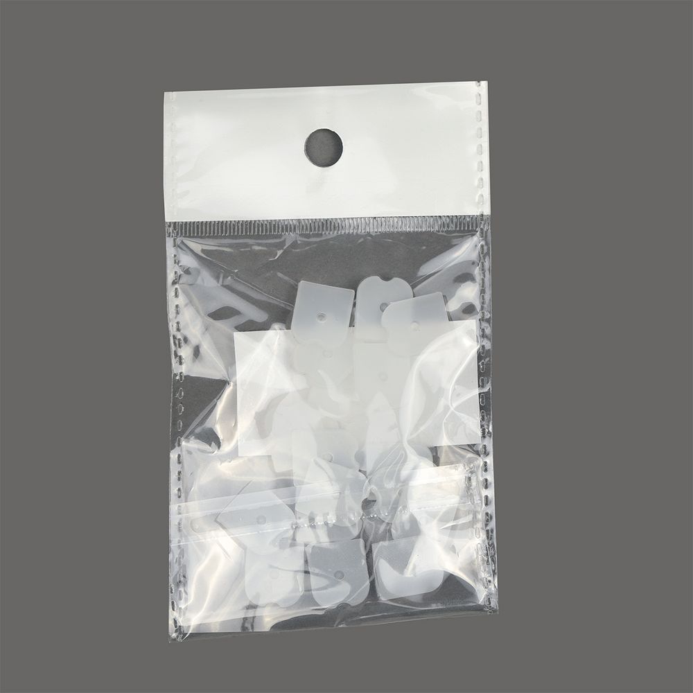 Наконечники для регилина 12 мм, 7223-3023, белый, 20 шт