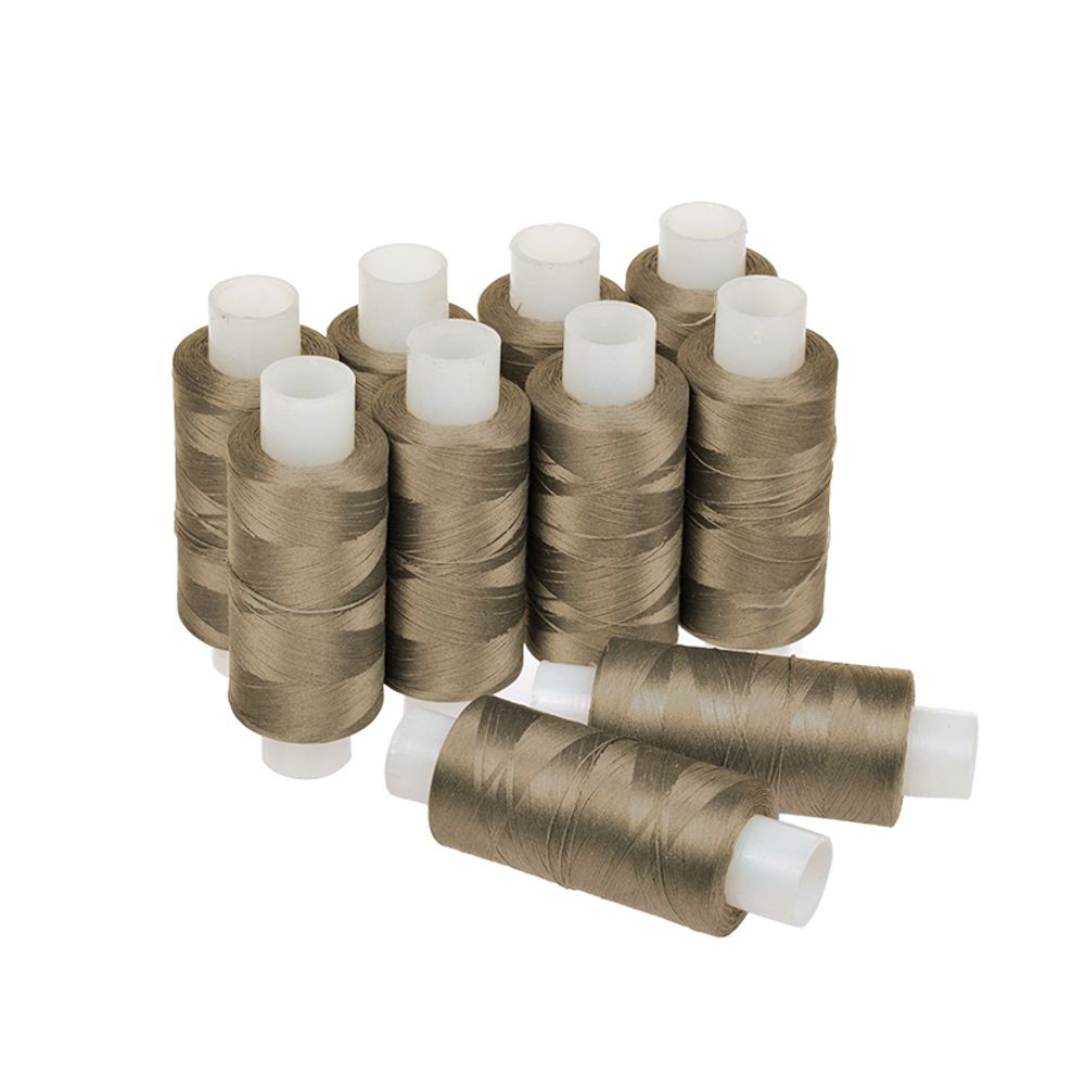 Нитки оверлочные 10кат. 200м св.бежевый