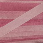 Лента (тесьма) шелковая 7.0 мм / 45.5±0.5 метров, M028 розовый/ бл. бордовый, Gamma SRM-7